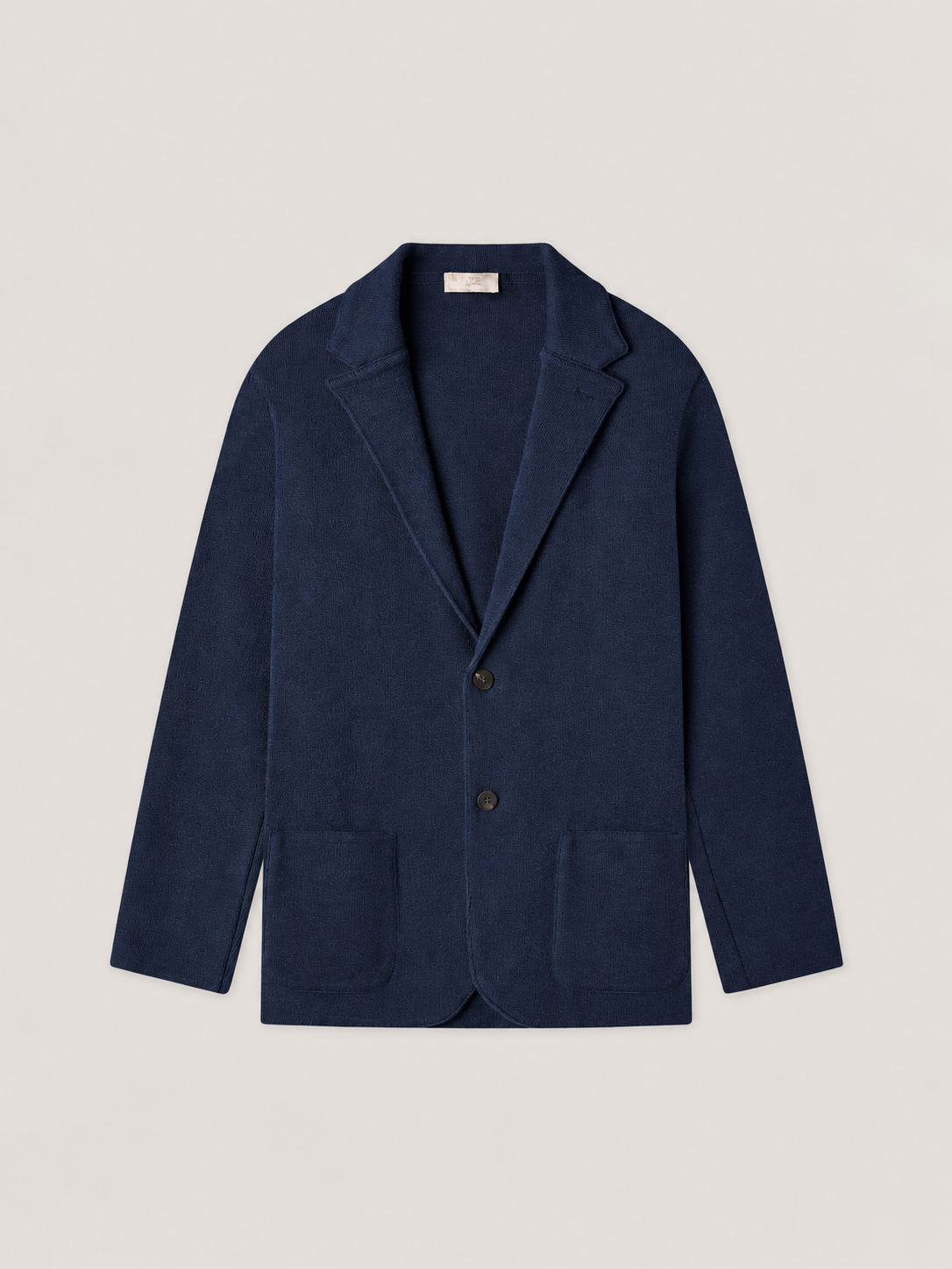 BLAZER MONOPETTO CON SPACCHI IN CASHMERE