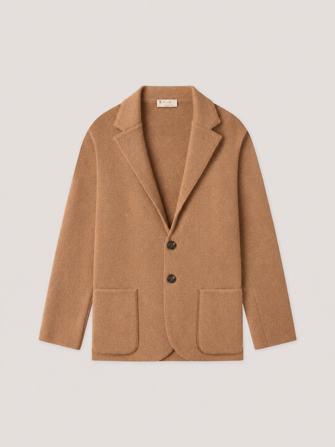 BLAZER MONOPETTO IN BLEND DI CASHMERE