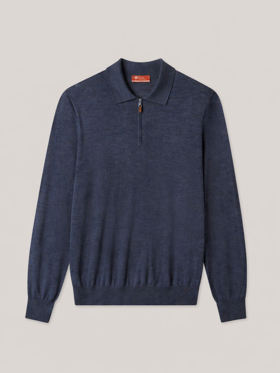POLO ZIP TEXTURE 140'S 100%WV