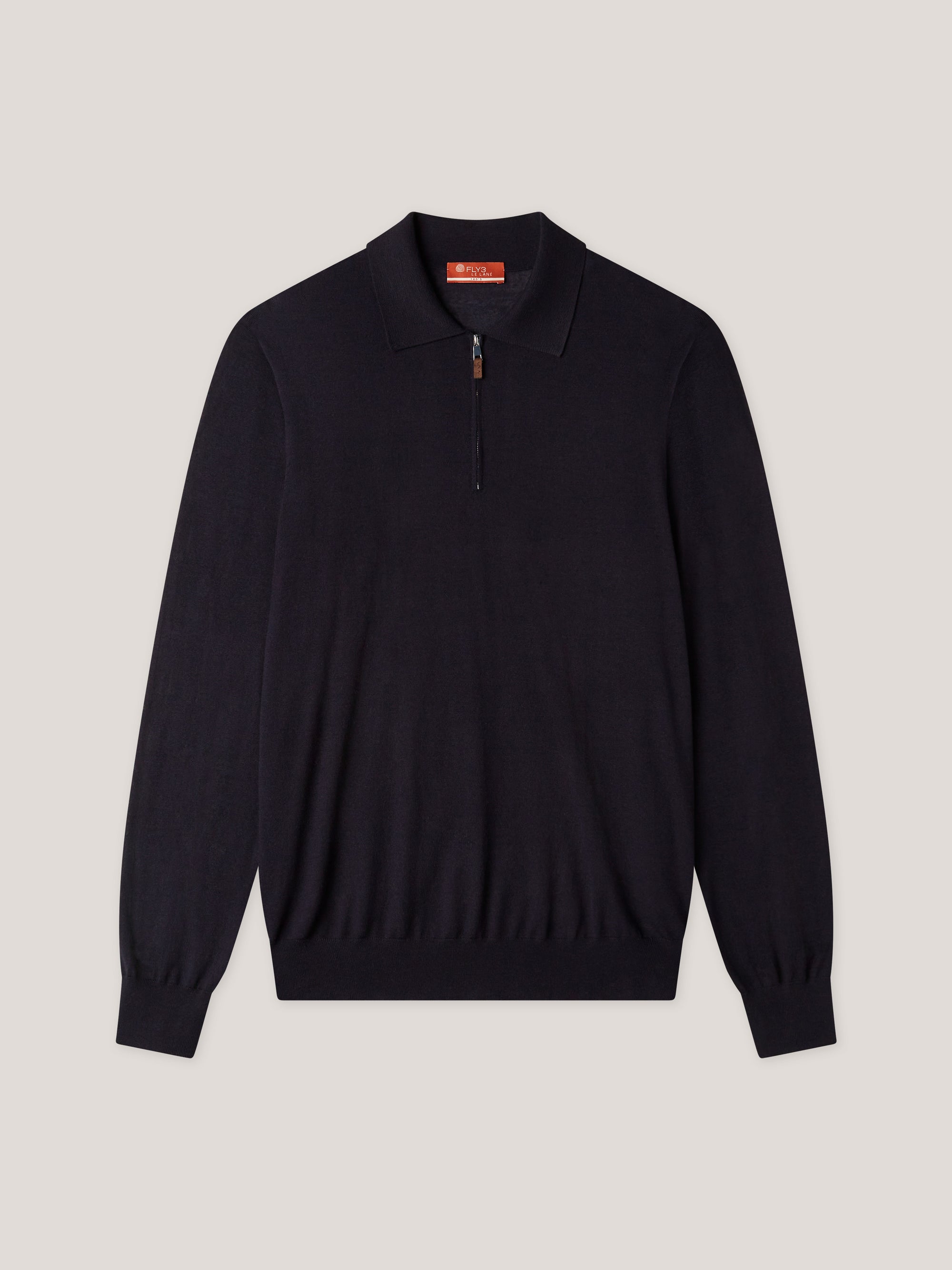 POLO ZIP TEXTURE 140'S 100%WV