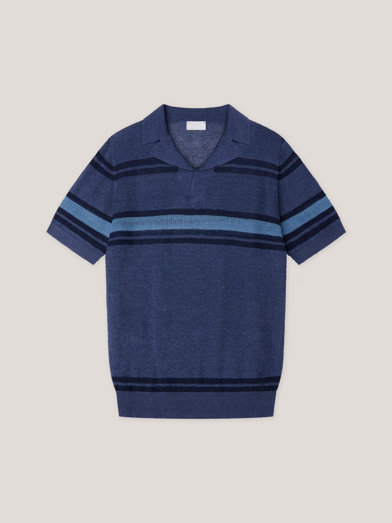 POLO SKIPPER RIGATA IN MAGLIA