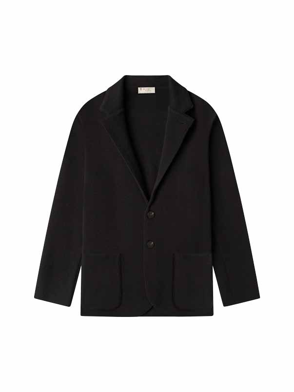BLAZER MONOPETTO IN BLEND DI CASHMERE